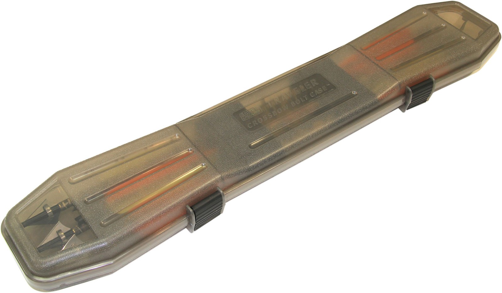 MTM BTBC-41 Traveler Crossbow Bolt Case, Clear Smoke