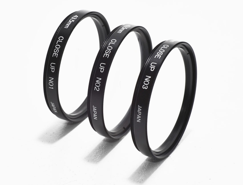 Close up Filter set (+1,+2,+3) 43.5mm Made in Japan Macro Stackable Filters