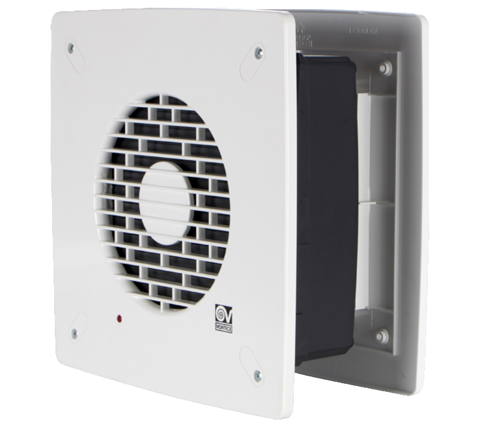 Vortice Vario 230/9 ARI-Q Wall Exhaust Fan with Backdraft Shutter, White