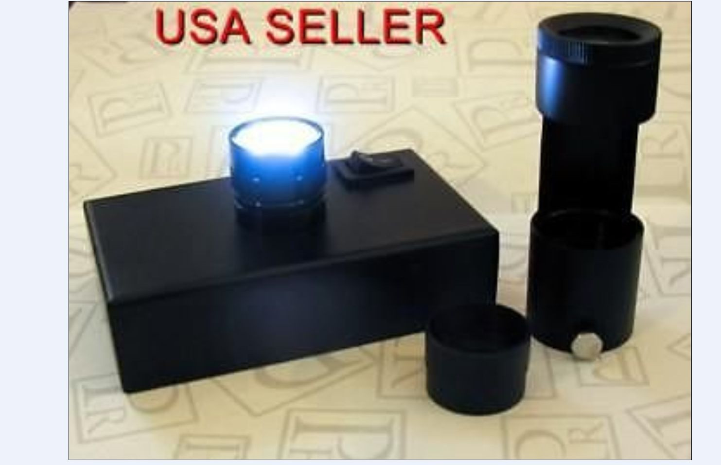 Portable Handheld Polariscope with Desktop Led Light