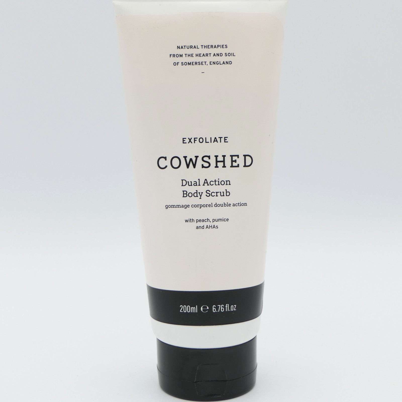 Cowshed Exfoliate Dual Action Body Scrub 6.76 fl oz w/ Peach, Pumice & AHAs