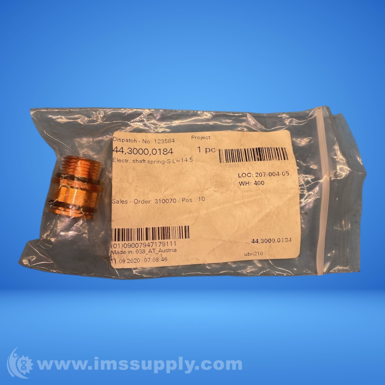 Fronius USA SL=14.5 Copper Male Reducing Adapter FNOB