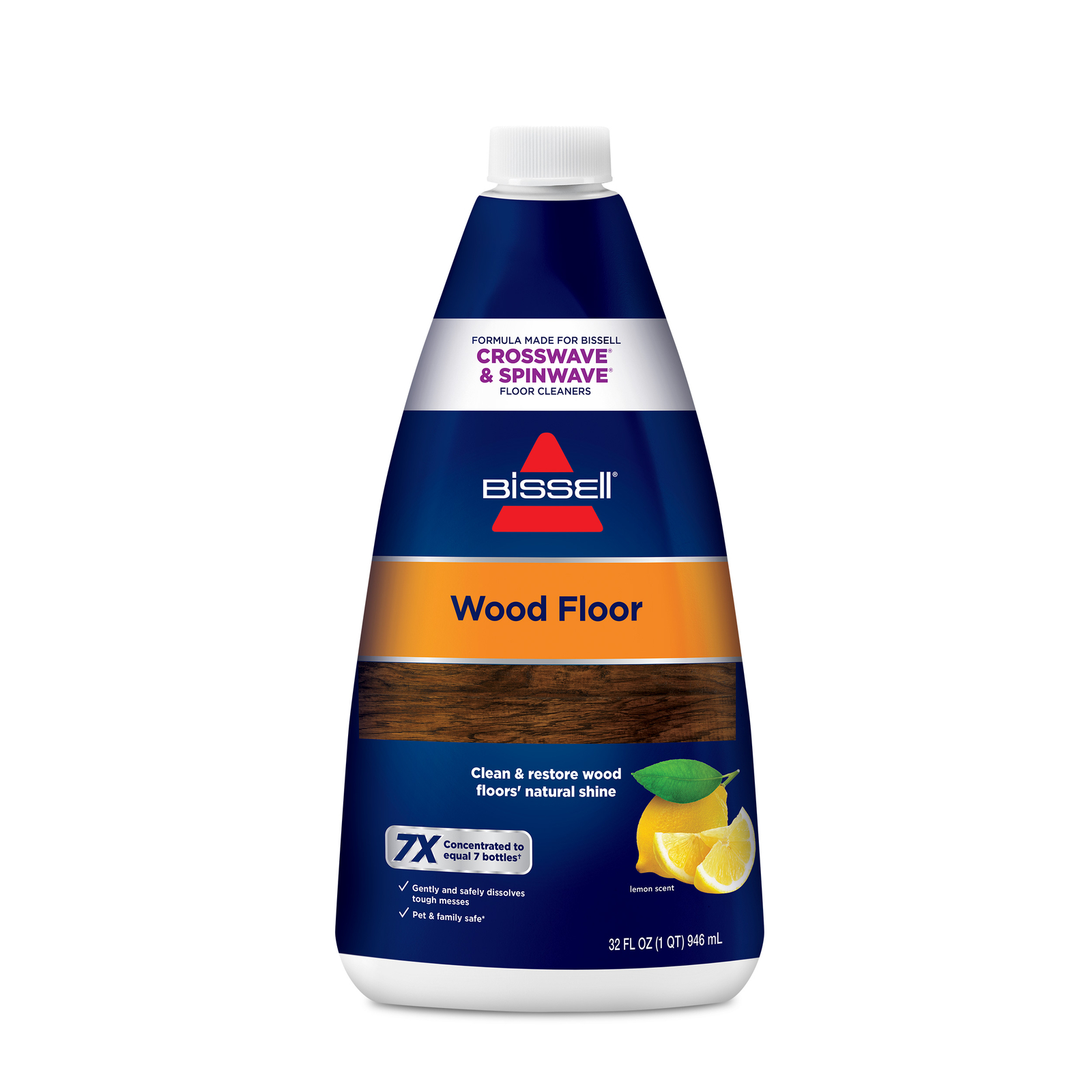 BISSELL Wood Floor Formula for CrossWave & SpinWave - 32oz bottle| 1929