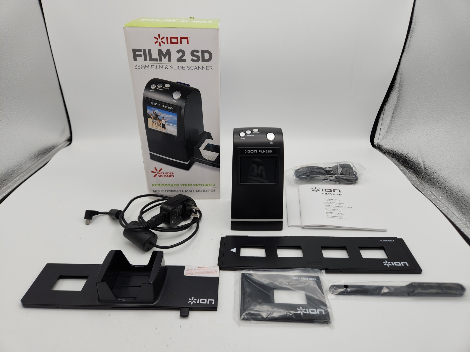 Ion Film 2 SD 35mm Film & Slide 5MP Scanner *No SD Card Included*