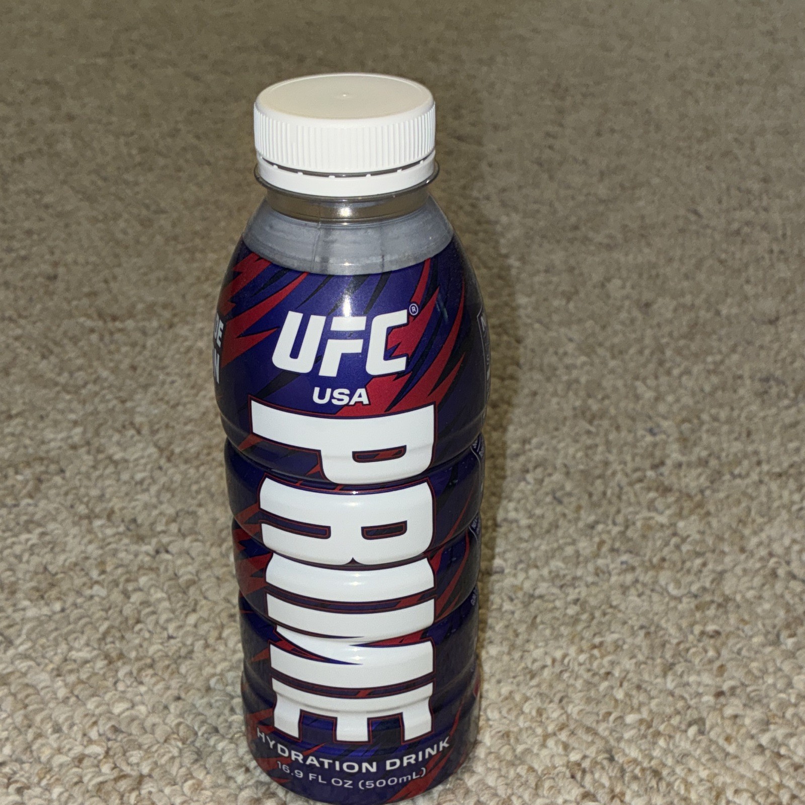 PRIME UFC USA hydration drink electrolytes 16.9 fl oz bottle