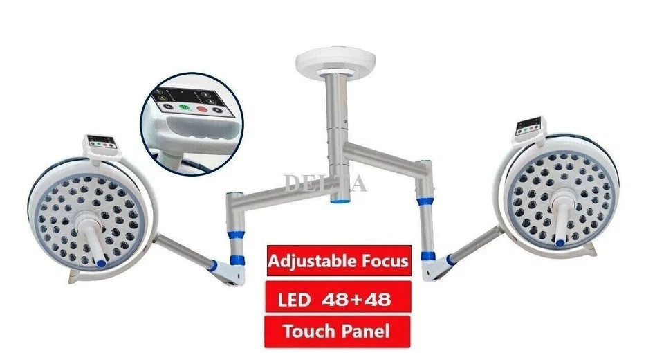 Advanced Surgical LED OT Light Operation Theater Double Dome Ceiling Lamp**
