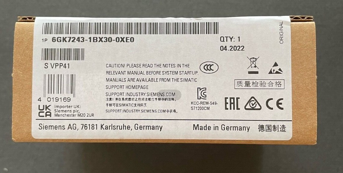 NEW Siemens 6GK7 243-1BX30-0XE0 6GK7243-1BX30-0XE0 Free Shipping