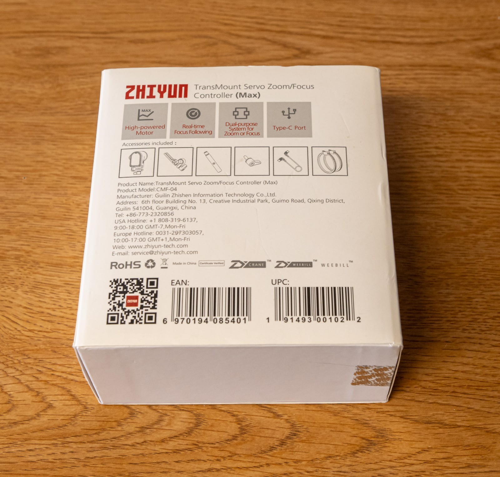 Zhiyun TransMount Servo Zoom/Focus Controller (MAX) CMF-04