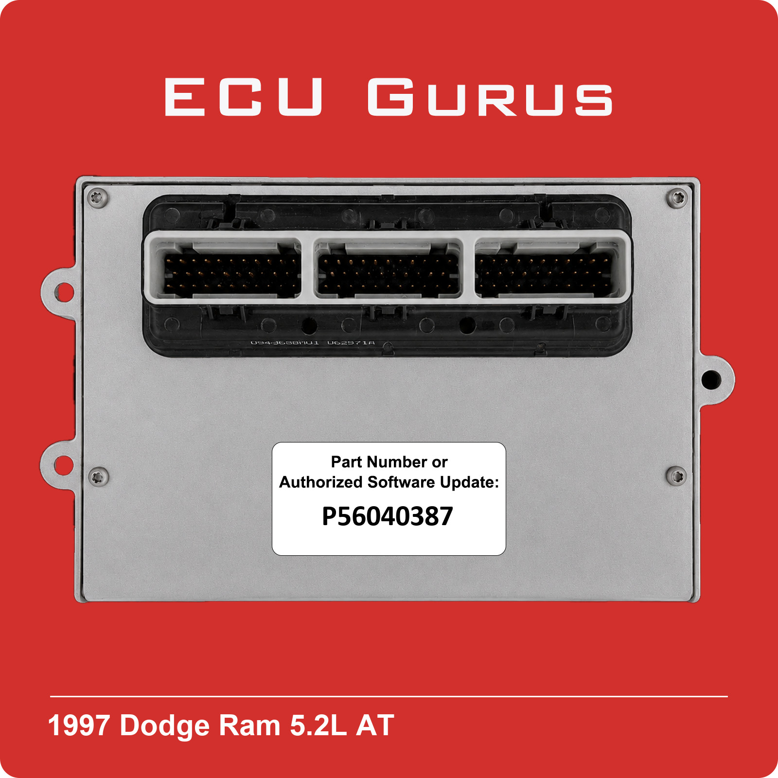 1997 Dodge Ram 5.2L AT Engine Computer P56040387 "VIN Programmed" ECM PCM ECU