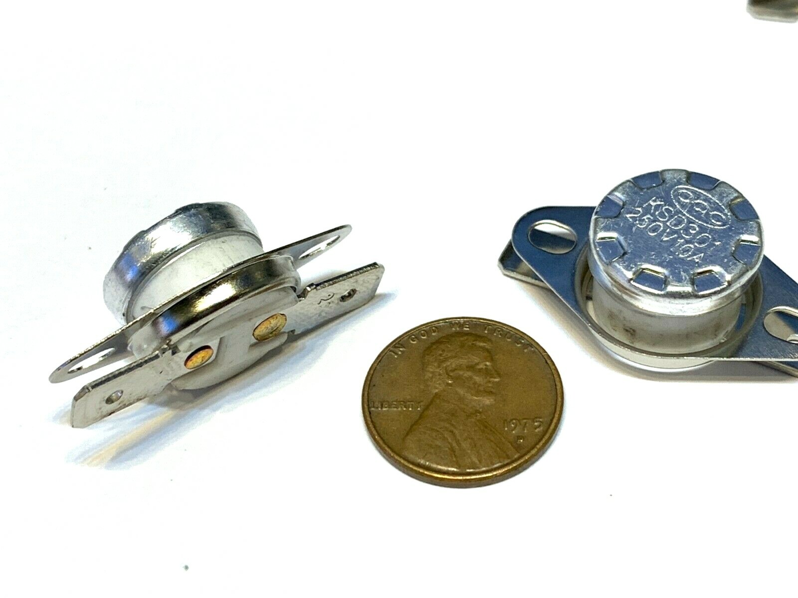 2 Pieces N/C 250ºC 482ºF normally closed Thermal  Thermostat switch KSD301 A20