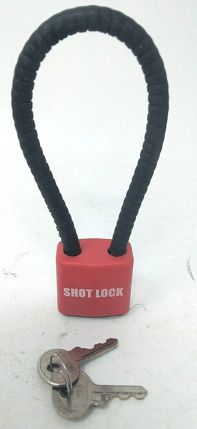 Shot Lock Firearm Lock Model #10000-PTR-4 2 Keys and Instructions