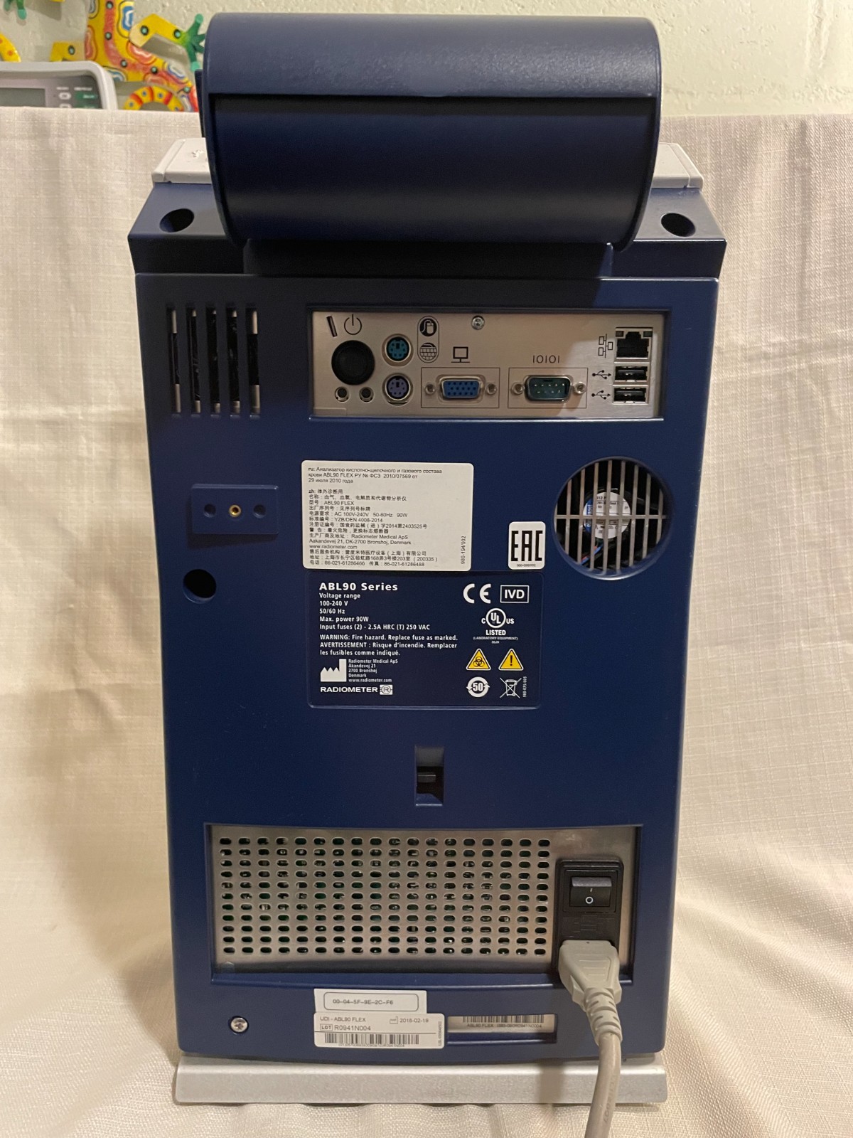 Radiometer ABL90 FLEX PLUS Gas Analyzer