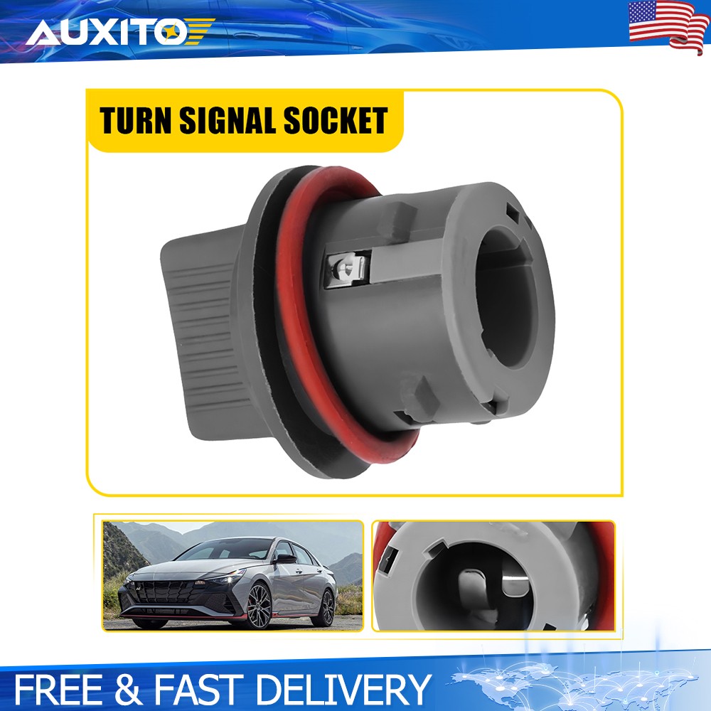 1 PC Turn Signal Socket For 2019-2025 Kia Soul Front 92166-A9000 Left Or Right