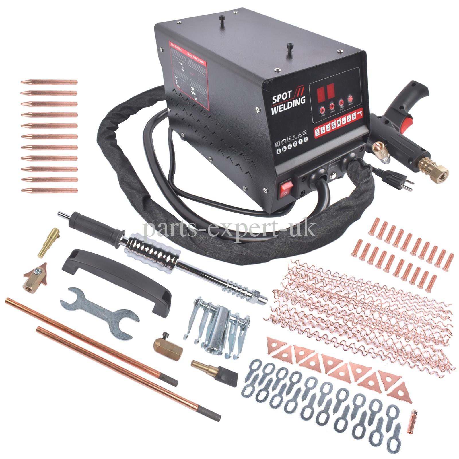 3500W Car Body Dent Repair Tool Stud Welder Kit 7 Welding Modes Dent Puller 110V