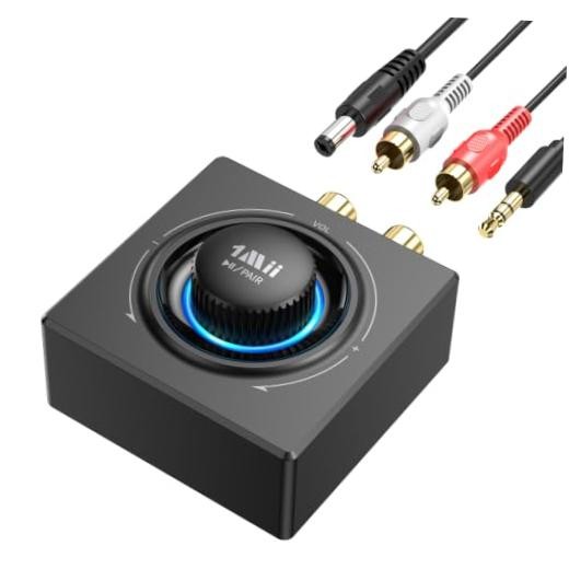 B06T3 Bluetooth 6.0 Receiver for Home Stereo, RCA & 3.5mm AUX Jack | Wireless