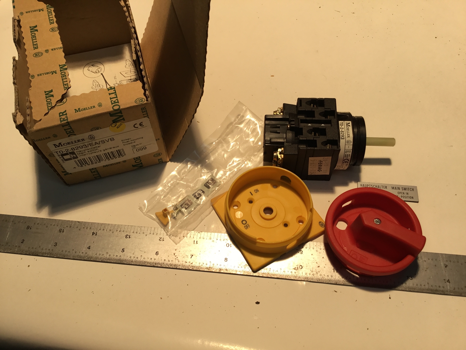 Moeller TO-2-8293/EA/SVB Rotary Switch Ferag 5.651.154 New (225)