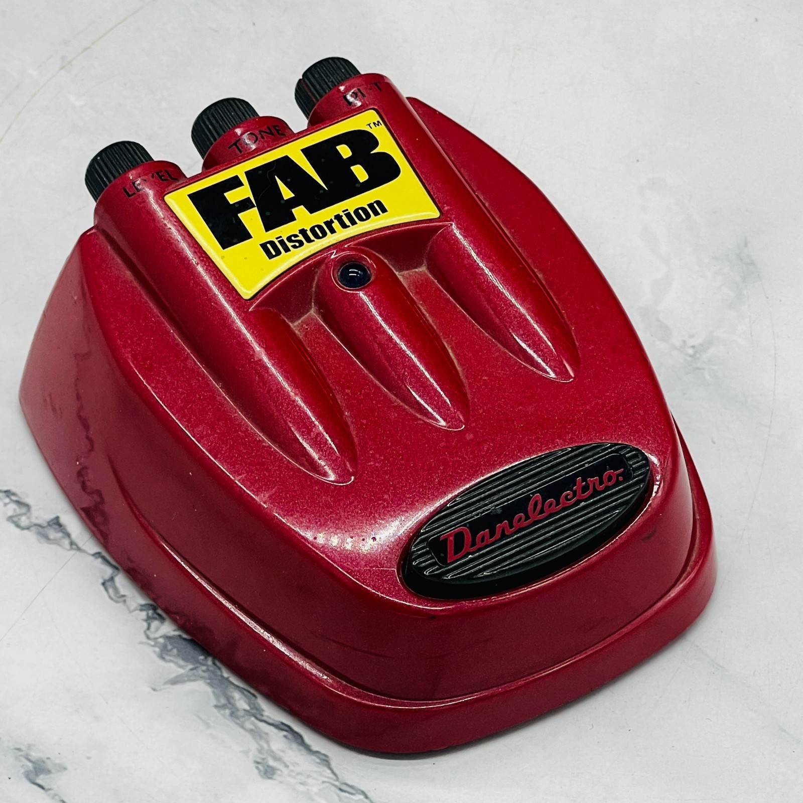 Danelectro D-1 FAB Distortion Guitar Effect Pedal Red