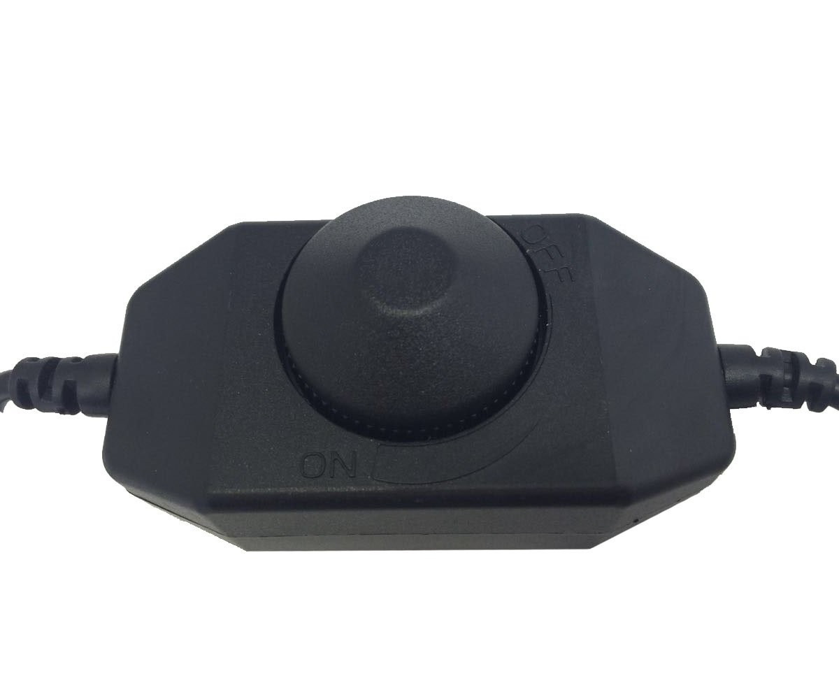 Mini Inline Led Dimmer Switch Dc 12v 2a Pwm With Dc Jack 5.5/2.1 Connector For S