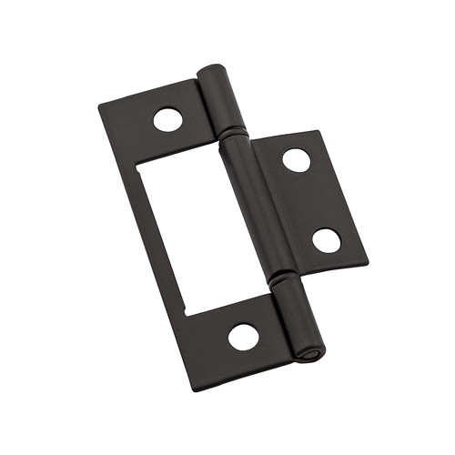 National Hardware N830-434 2-Pk. Hinges, Non-Mortis, Oil-Rubbed Bronze, 3 In. -