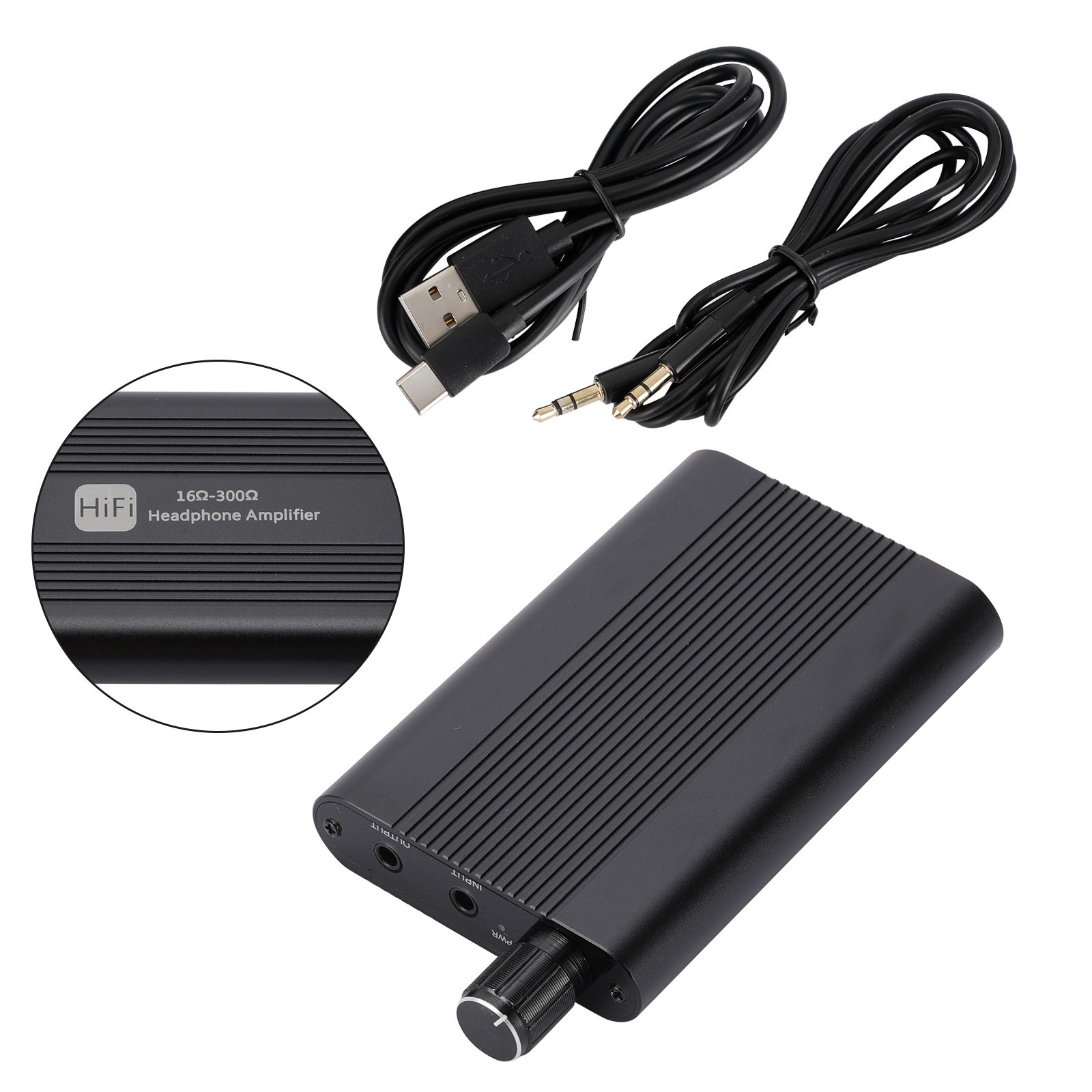 HIFI Headphone Companion Walkman Portable Adjustable Amplifier 3.5mm AUX Port