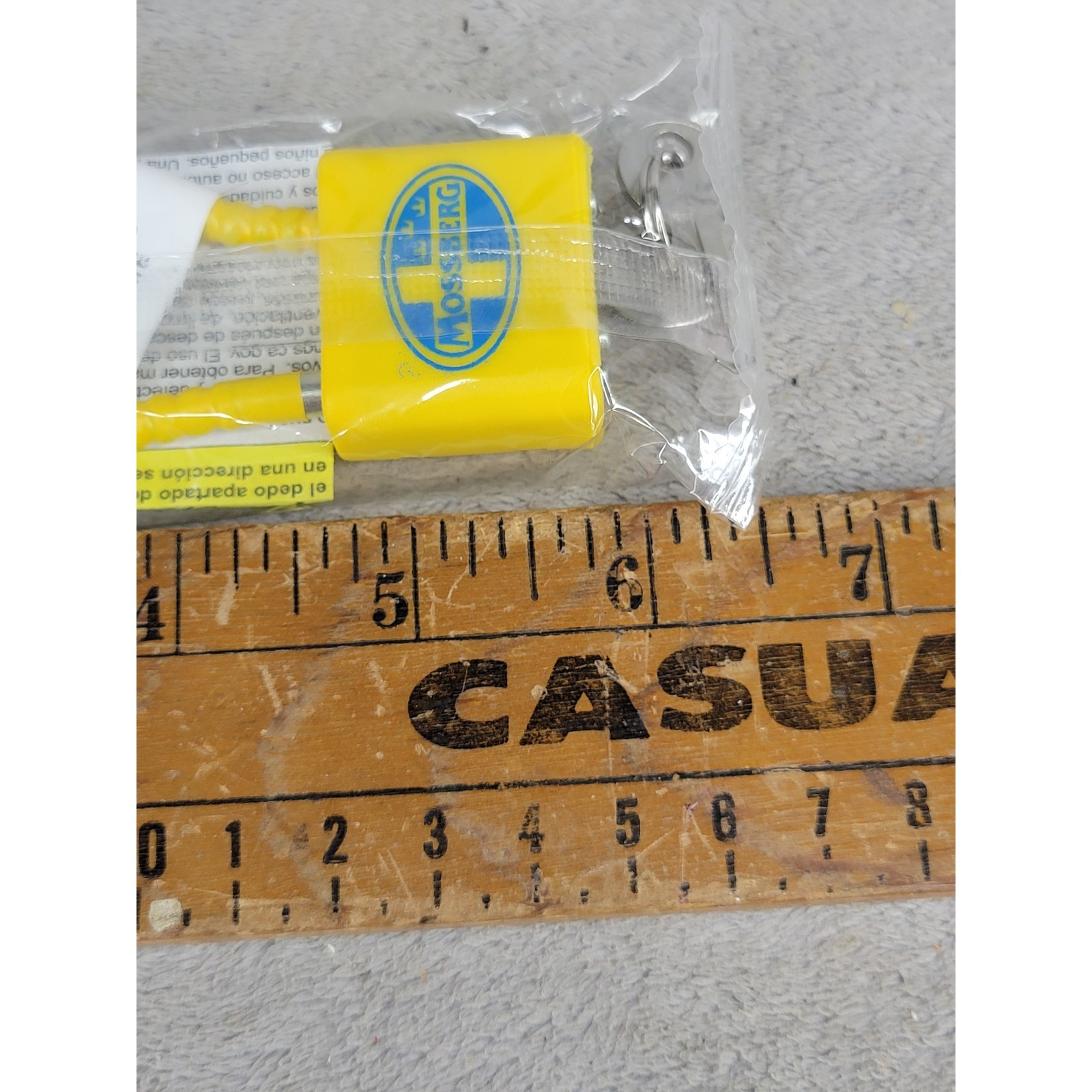 Mossberg Yellow Cable Gun Lock with 2 Keys CA DOJ Approved Universal Firearm