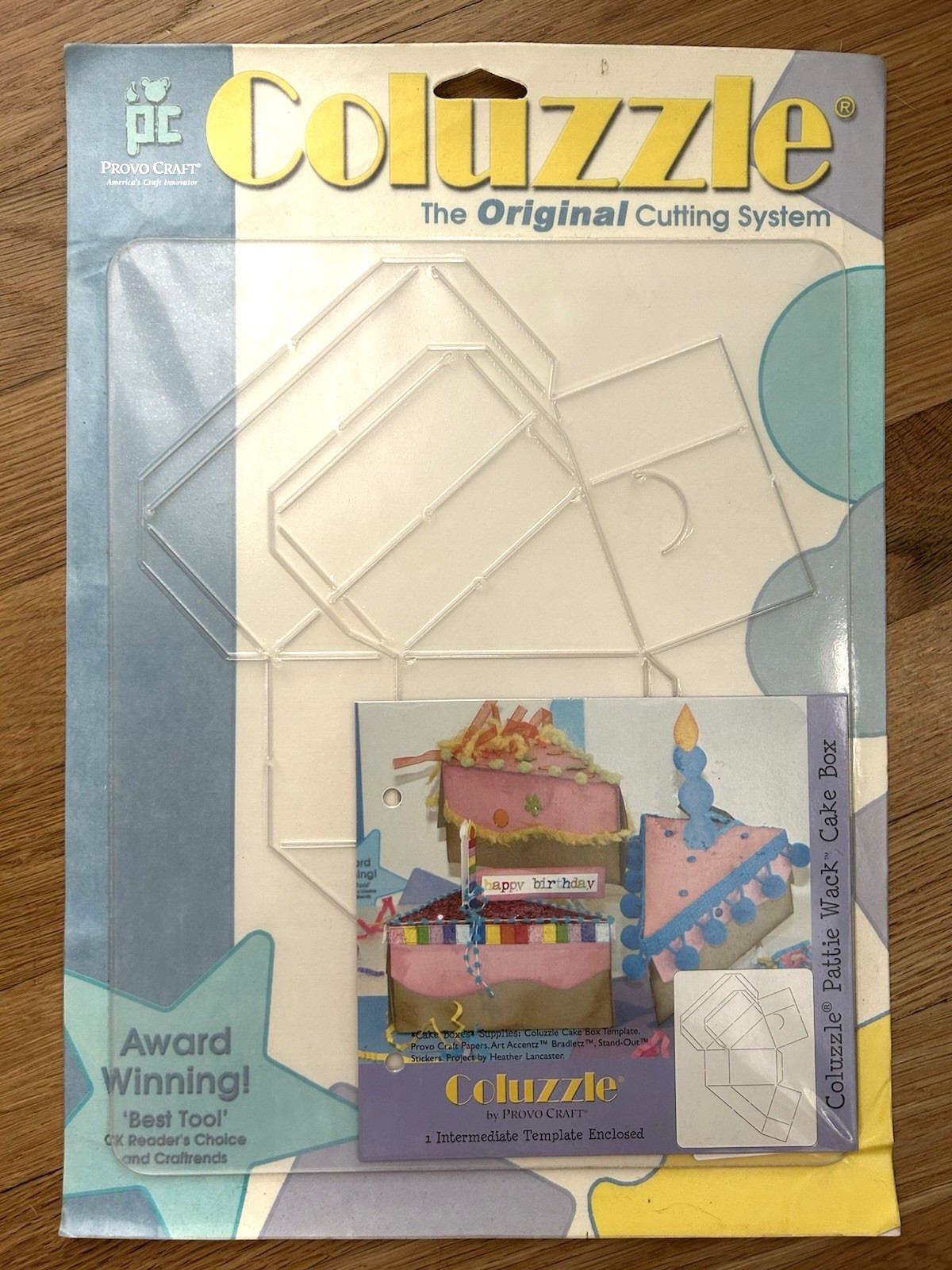 New Coluzzle Original Cutting System Pattie Wack Cake Box Sealed Provo Craft