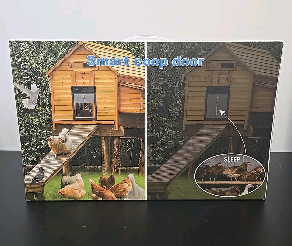 Automatic Chicken Coop Door Supports Solar - Remote and App Driven