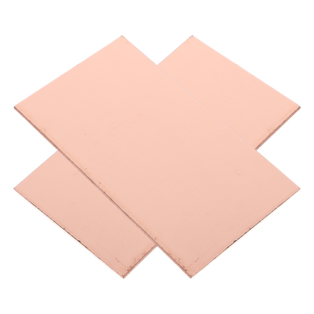 2Pcs Reusable Copper Heatsink Sheet Shims Rose Gold for Computer Cooling CPU GPU
