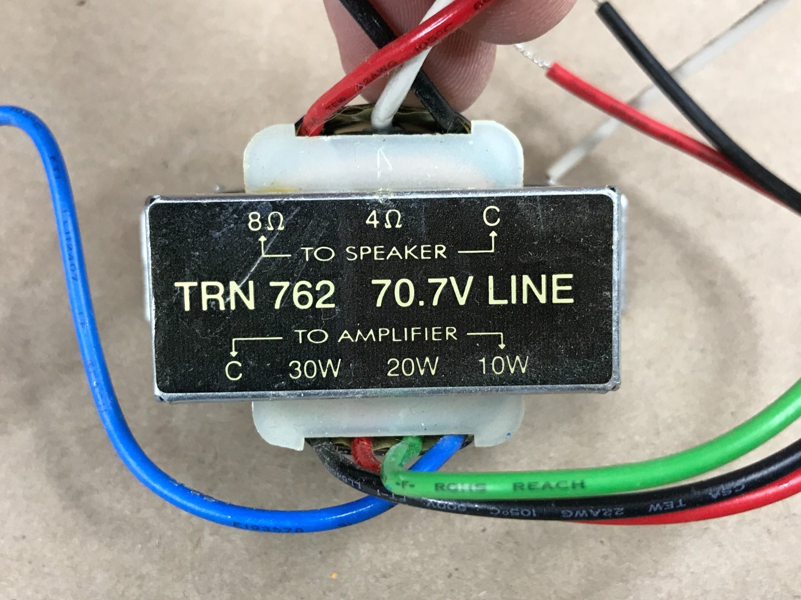 70.7 Volt Line Transformers for Commercial Speaker Applications