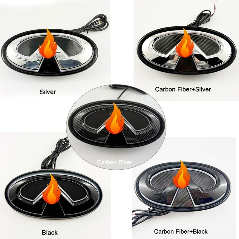 For Infiniti Q50  2014-2024 RGB Flow LED Grill Emblem Color Change Logo Lamp