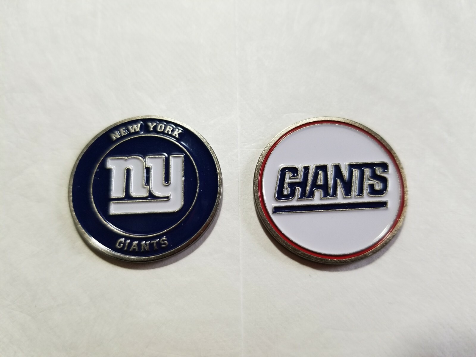 NEW! New York Giants Golf Ball Marker 2 Sided