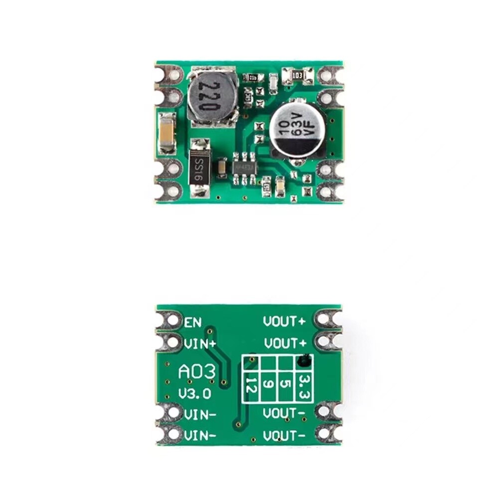 DC-DC step-down power module 6V-55V input to 3.3V 5V 9V 12V output 600mA current