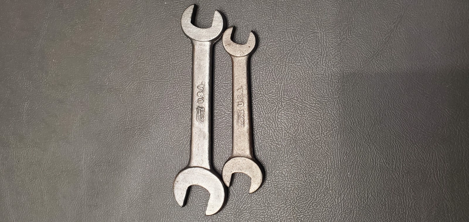 Ford USA M Open End Wrench 9/16" and 1/2" Model T & A 5/8" And 11/16" Lot Of 2