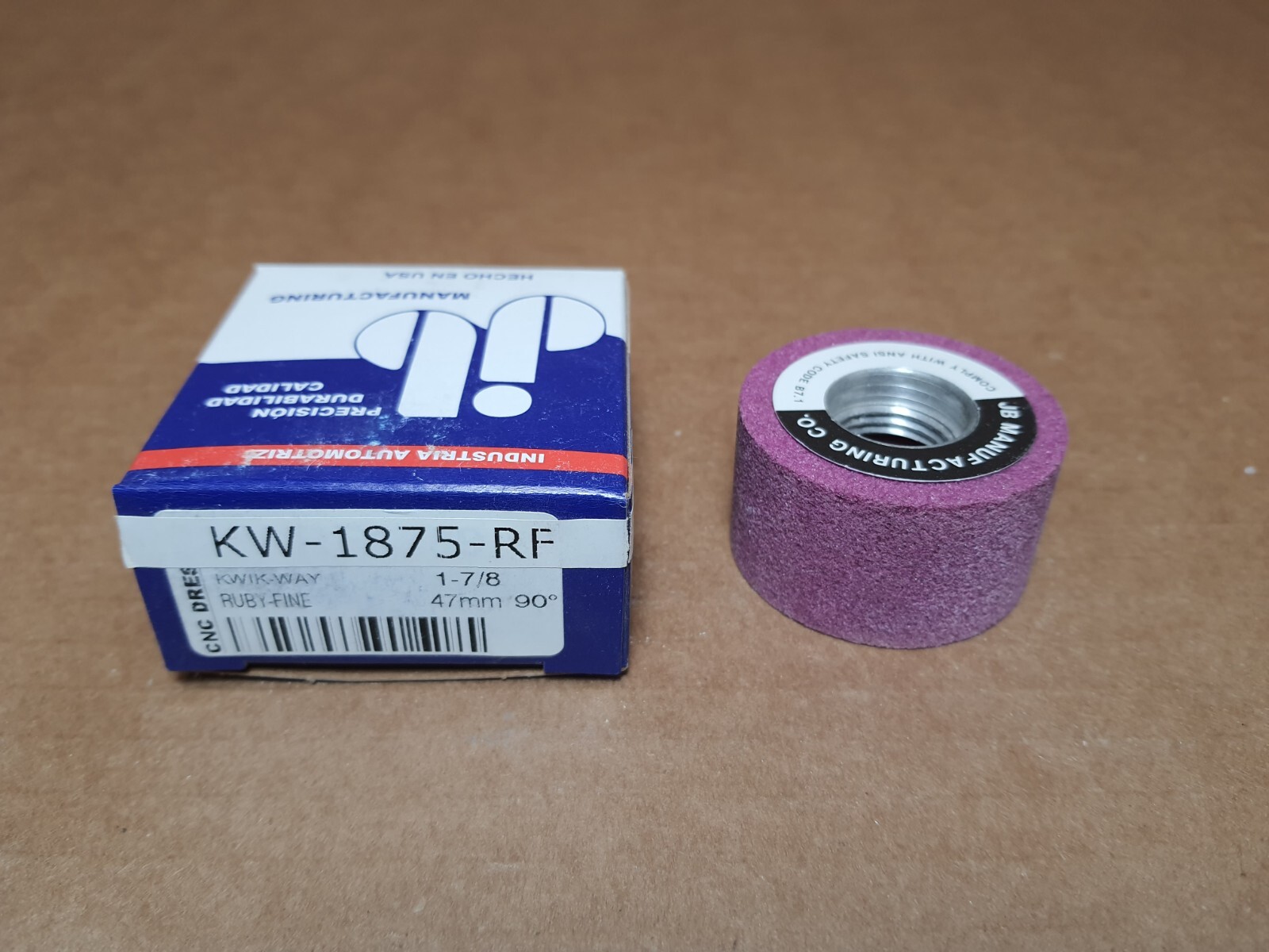 1-7/8" Kwik-Way Valve Seat Grinding Wheel (Ruby Fine)