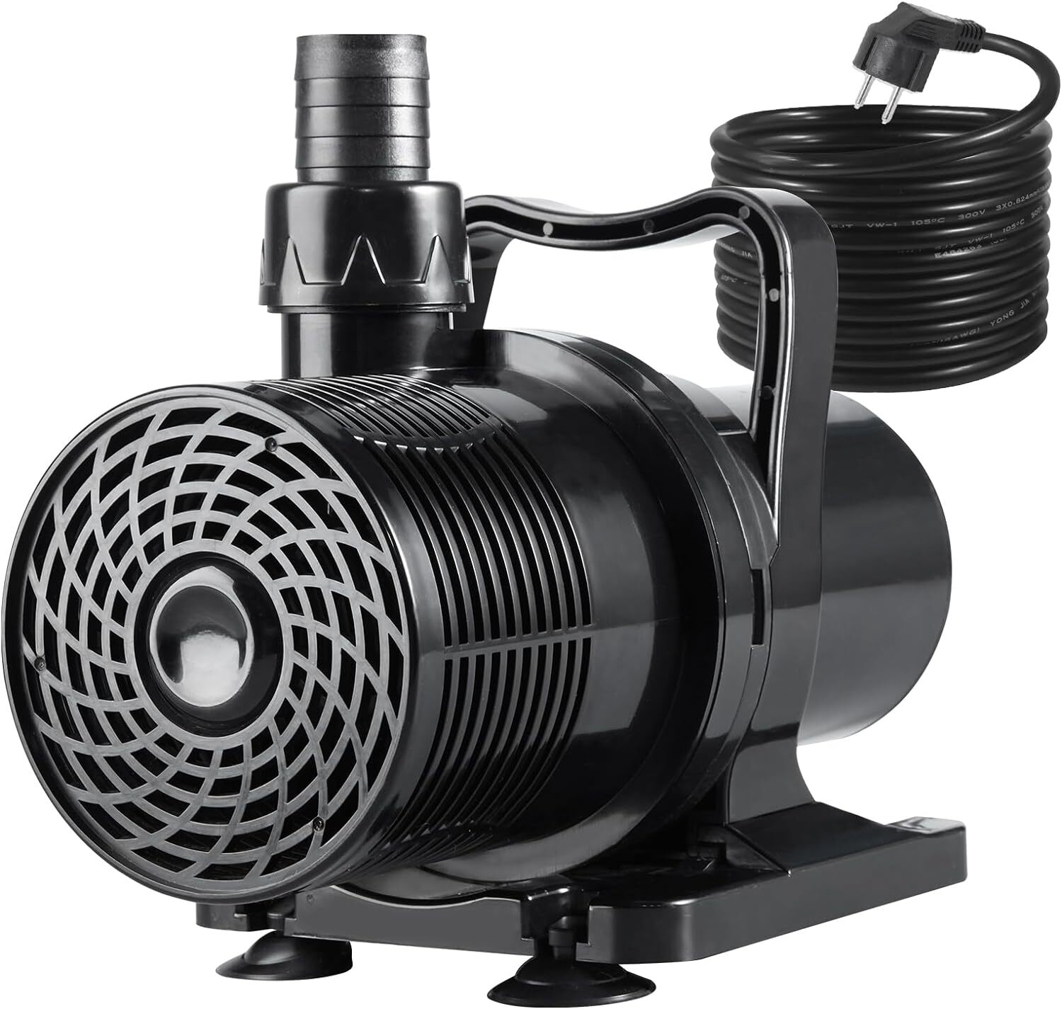 130W 3700GPH Electric Submersible Water Pump for Koi Pond Pool Fountains