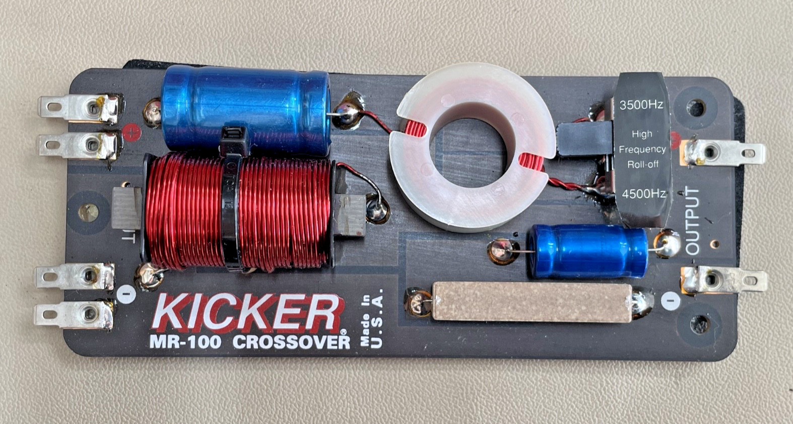 Old School Kicker MR-100 Passive Midrange Bandpass Crossover, Only 1, NOS #324