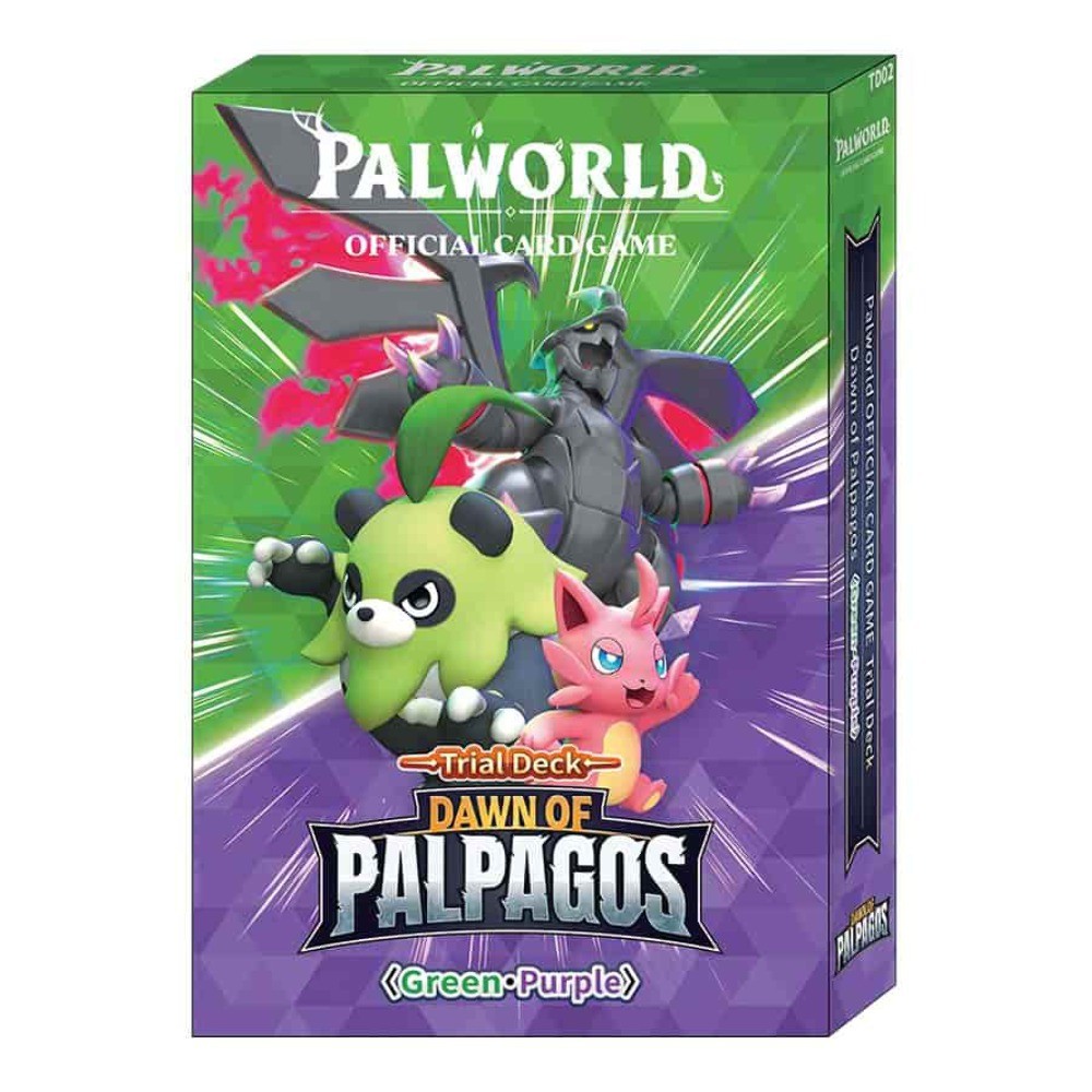 Bushiroad - Palworld Official Card Game: Trial Deck: Dawn Of Palpagos: Green-Pur