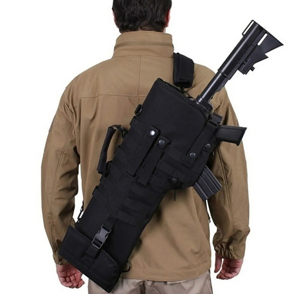 28" Gun Storage Bag Tactical Rifle Bag Case Carbine Range Gun Padded Backpack
