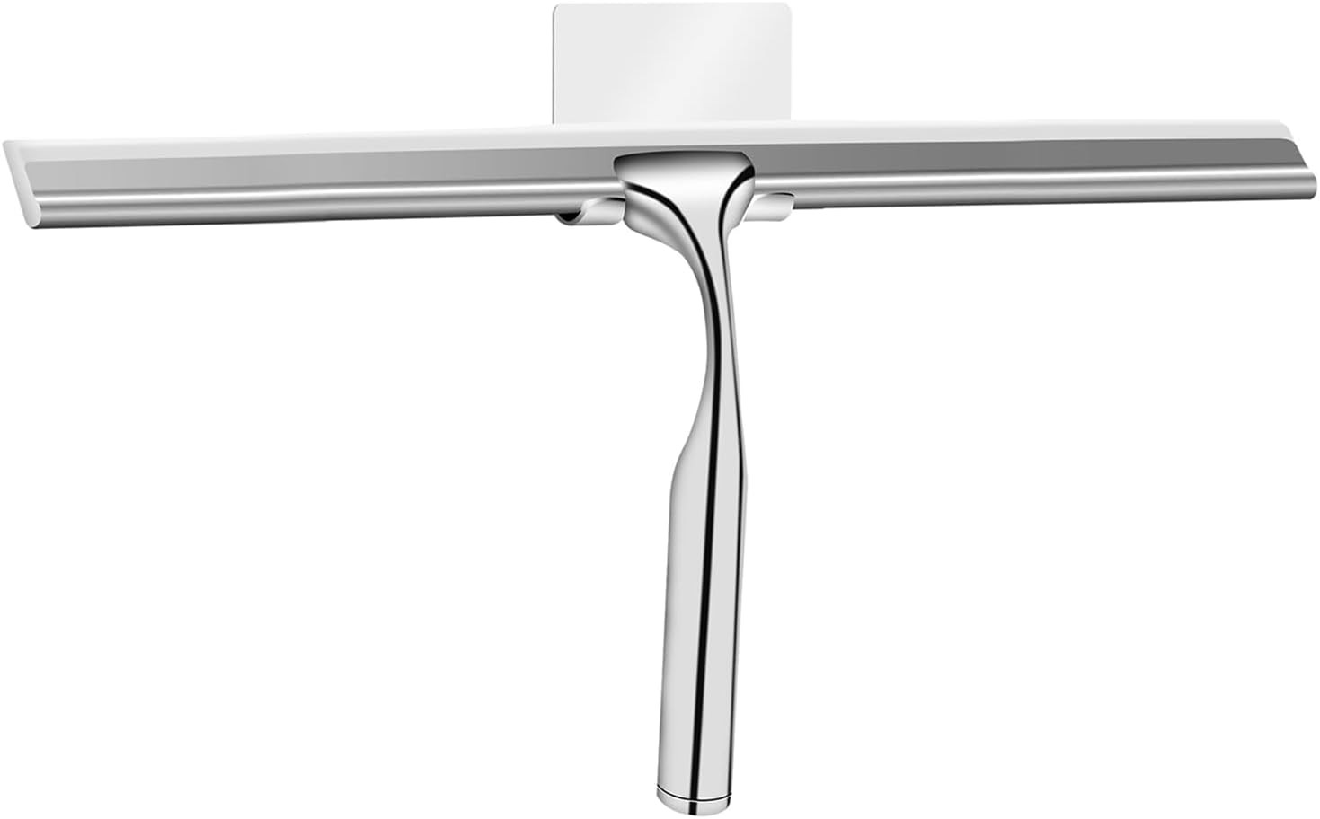 Shower Squeegees Stainless Steel with Self Adhesive Hook Window Squeegees for