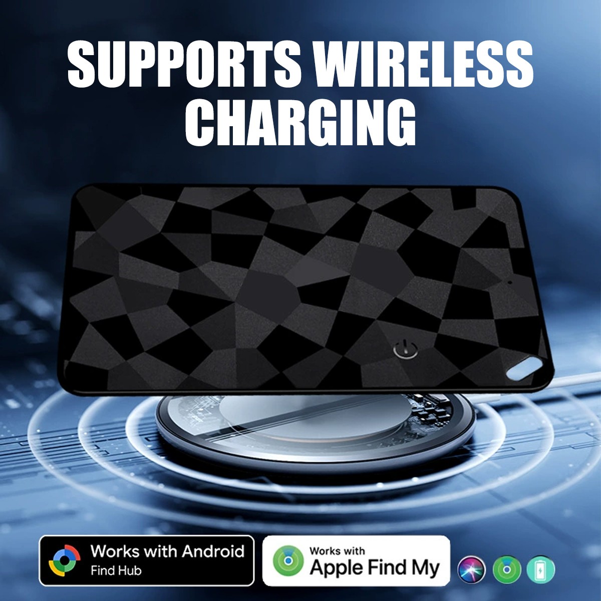 Smart Wallet Tracker Card Wireless GPS Finder for iPhone Find My App / Android `