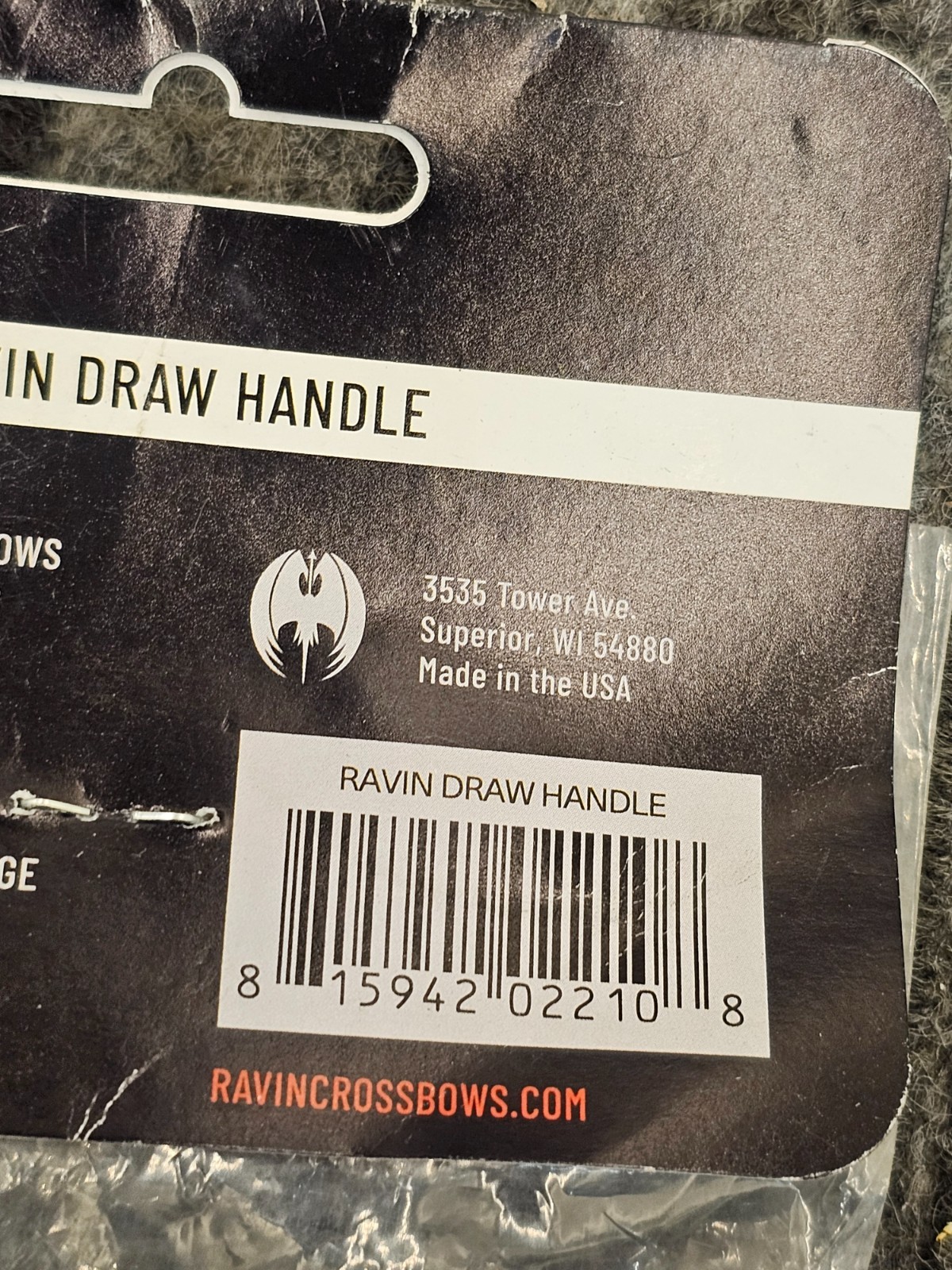 RAVIN R210: Crossbow Draw Handle For Use Exclusively Crossbows Black