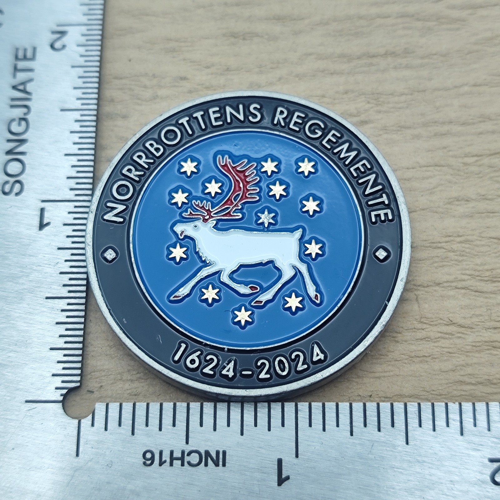 Norrbotten Regiment of the Swedish Armed Forces Challenge Coin