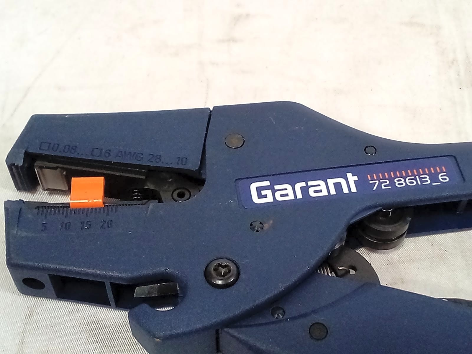 Garant 728613_6 Automatic Self-Adjusting Wire Stripper 6mm² Conductor