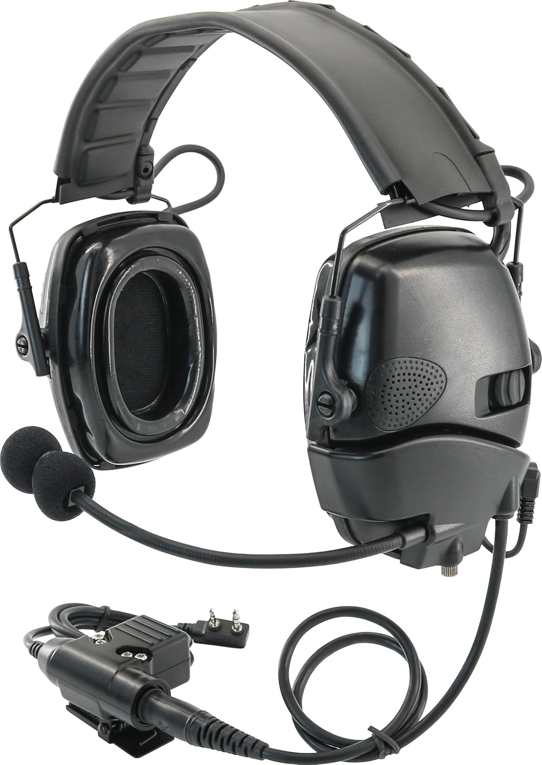Hearing Protection Ear Defender Tactical Headset+Gel Earpads Noise Reduction NRR