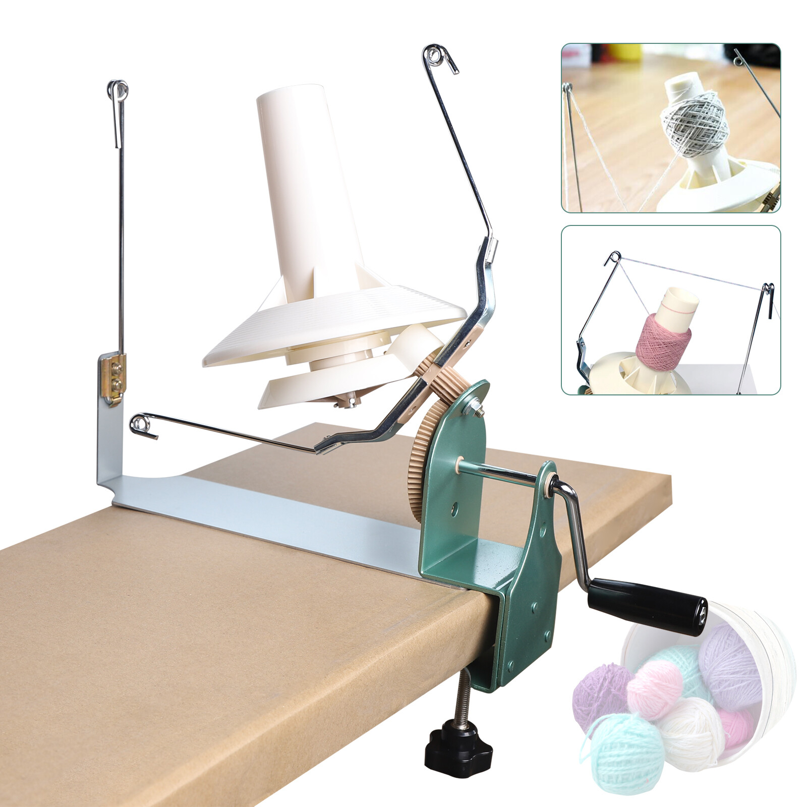500g Yarn Ball Winder Jumbo Nylon Fiber/Wool/String Ball Winder Hand Operated