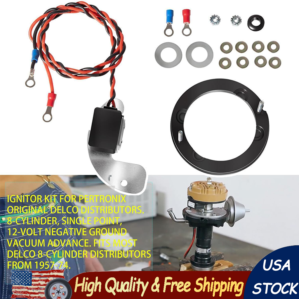 1181 Pertronix Ignitor Electronic Ignition Conversion Kit for Delco 8 Cylinder
