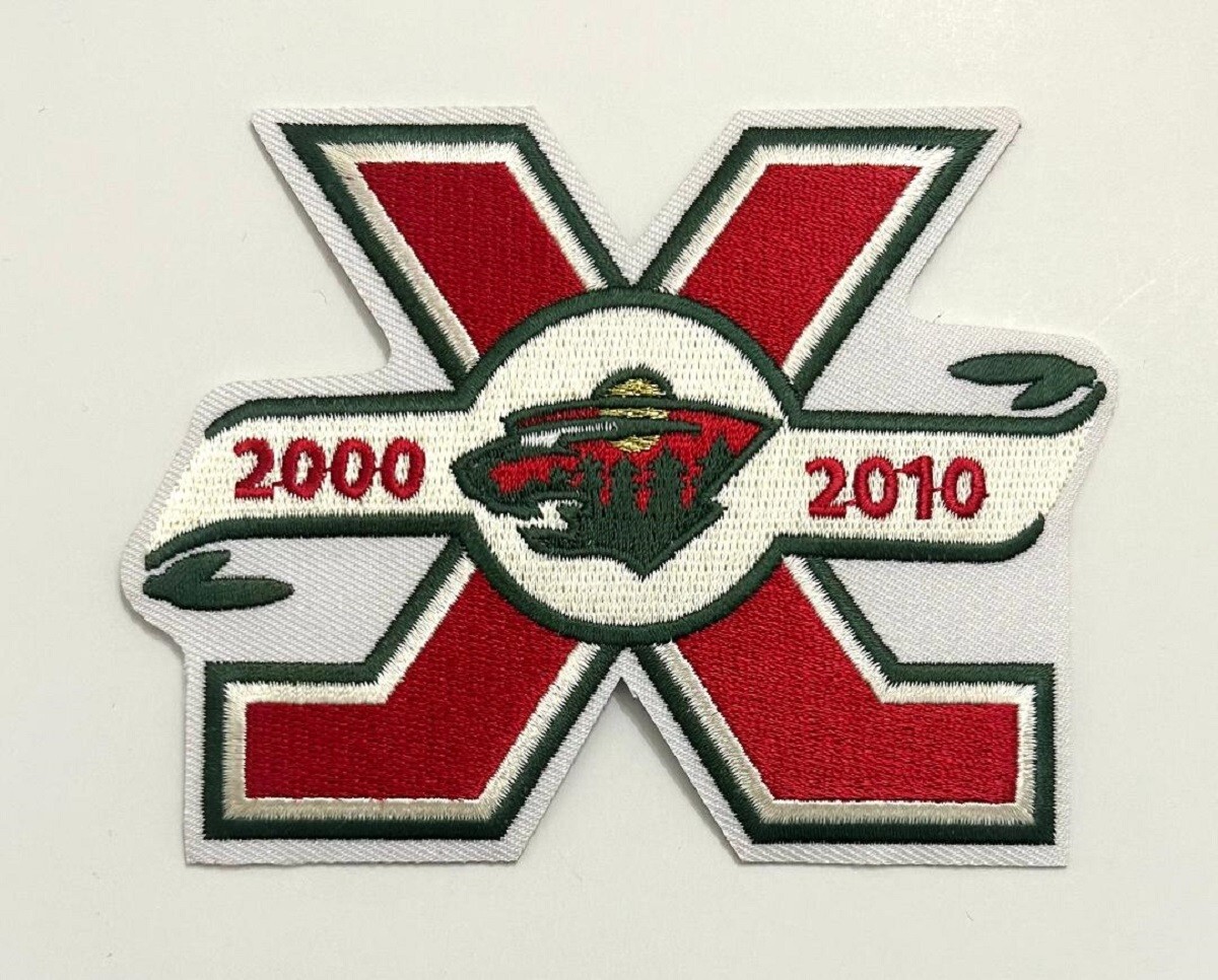 Minnesota Wild 10th Anniversary Jersey Patch