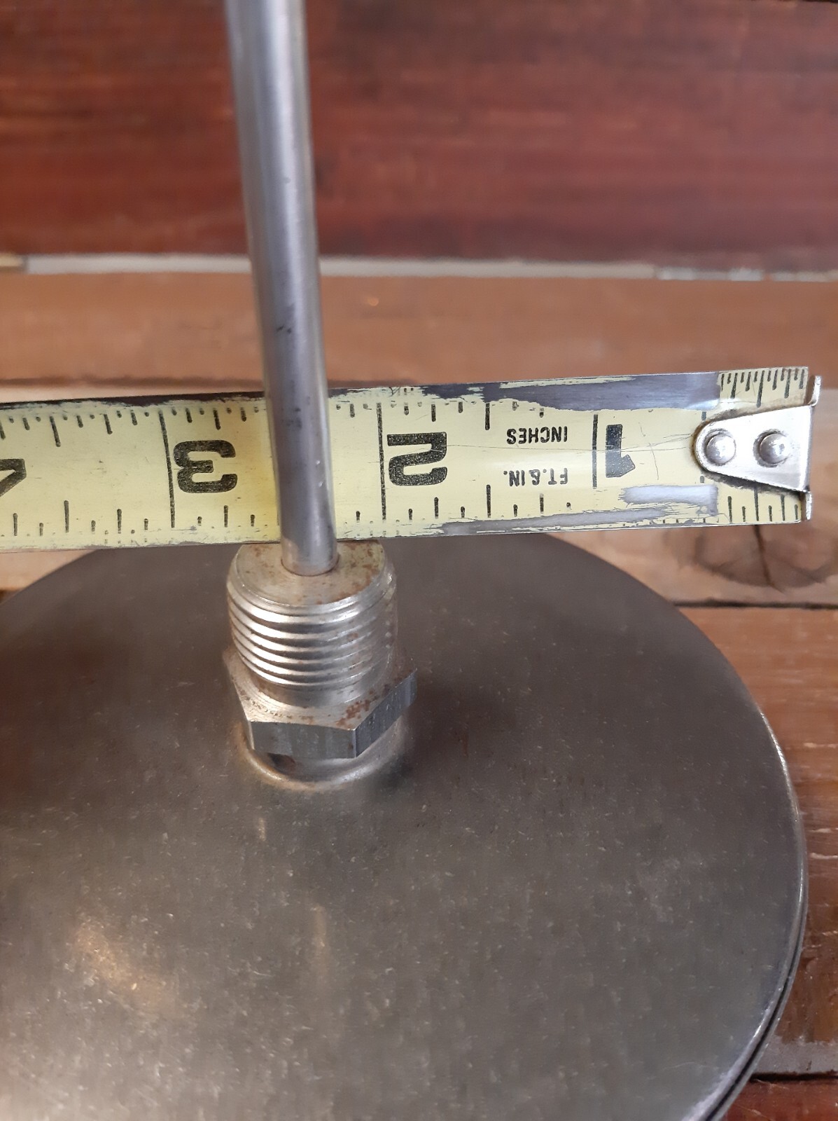 Weksler Instruments 5" Thermometer BM5-1-72. Freeport, N.Y. Made U.S.A Bimetal