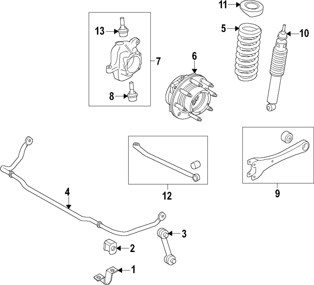 Genuine Ford Steering Knuckle PC3Z3K186C