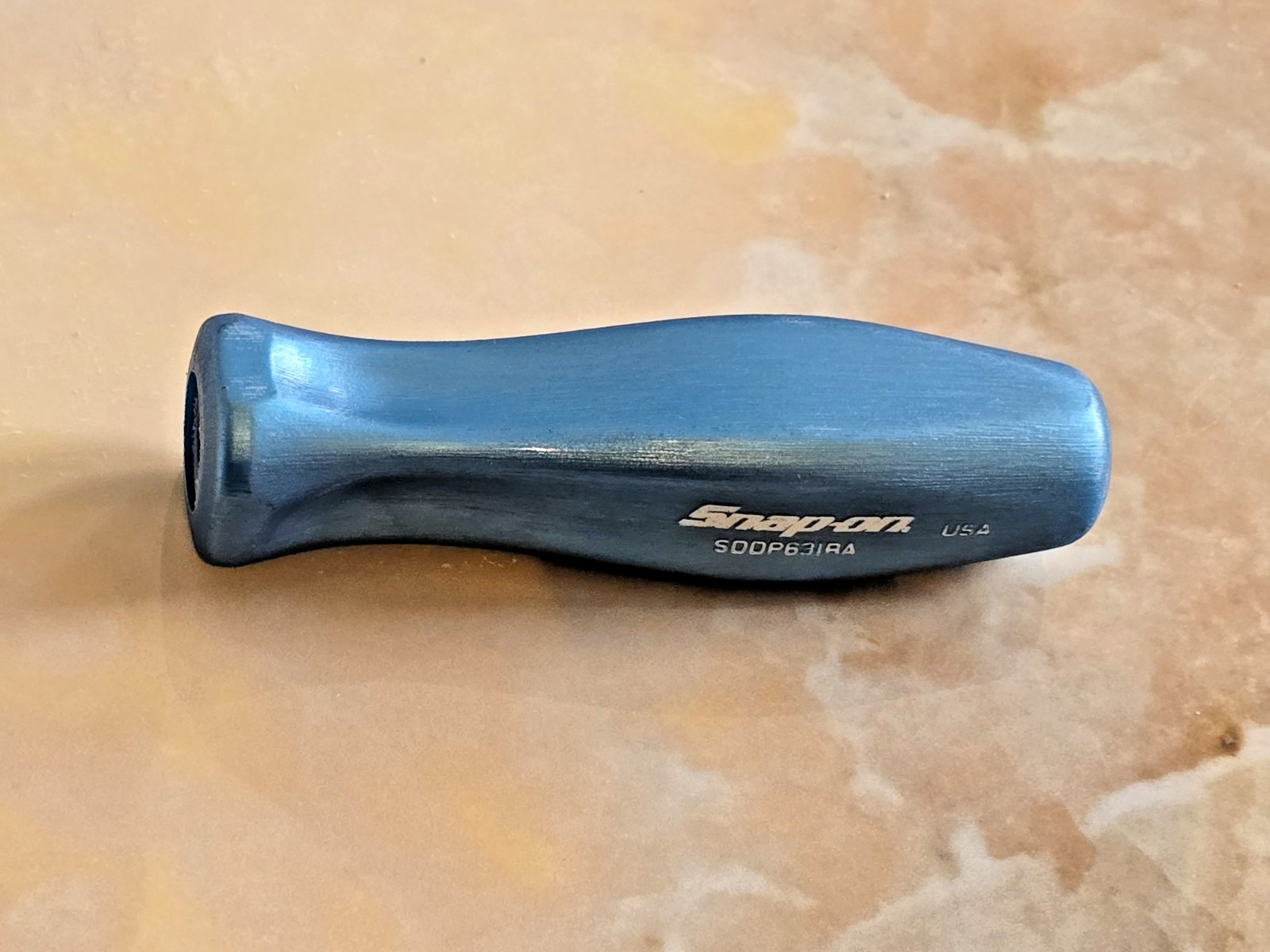 SNAP-ON TOOLS 5.5" PEARL BLUE REPLACEMENT HARD PLASTIC ACETATE HANDLE SDDP63IRA